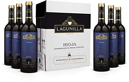 Caja de Lagunilla Reserva Vino Tinto Reserva D.O Rioja - 6 botellas x 750 ml. - 4500 ml