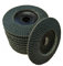 10 Stück Jeco Lamellenschleifscheibe Schleifmobteller - 125 mm Ø - Korn 80 - für Edelstahl/Stahl