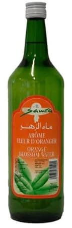 Samra - Agua - Flor de azahar - 1000 ml, aroma naranjo 1L