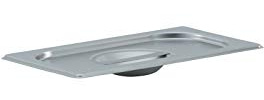 Couvercle GN Gastronorm 1/4 en acier inoxydable. GVK ECO