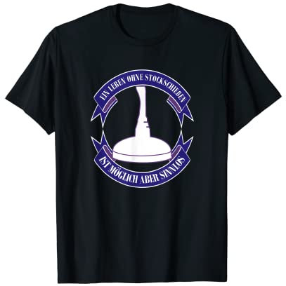 Stockschießen Zubehör Stockschützen Geschenke Daube T-Shirt