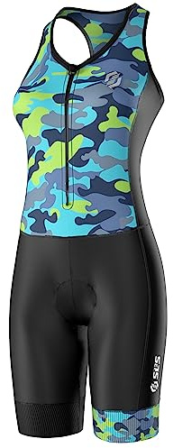 SLS3 Triathlon Suits Women - Premium Pro Womens Tri Suit - Breathable Quick-Dry Trisuit with Slim Athletic Fit, No Shelf Bra
