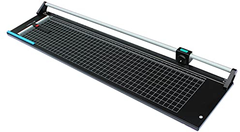 YyDDs A2-Papierschneider, Trimmer, Scrapbooking-Werkzeug mit robuster Metallbasis mit automatischem Sicherheitsschutz für Bastelpapier, Etiketten, Foto und Karton, Film, Büro