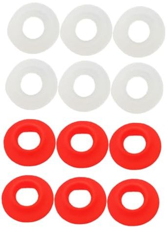 MAGICLULU 12pièces Joints De Bouteille De Remplacement Étanches Pour Bouteilles à Bascule Gaskets De Scellage Pour De Bière Et Autres Boissons Rouge Et Blanc