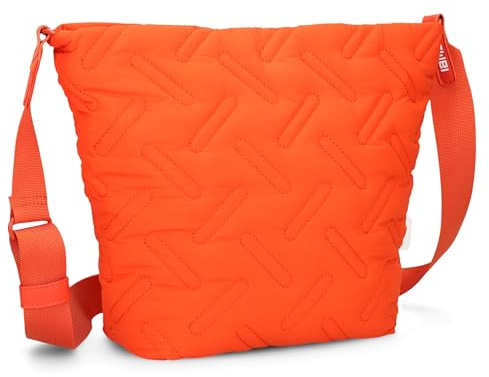 Zwei Damen Puffer Tasche Cleo CL90 gesteppte große Umhängetasche, Stepp-Schultertasche, ultraleicht, wasserabweisend, robust, abnehmbarer und verstellbarer Schultergurt
