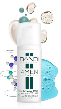 Bandi Protezione Solare Crema Viso Spf 30 per Uomo Rughe e Iperpigmentazione Idratando con Protezione Completa Dai Raggi Uva e Uvb Formula Leggera Non Grassa Ideale per Uso Quotidiano