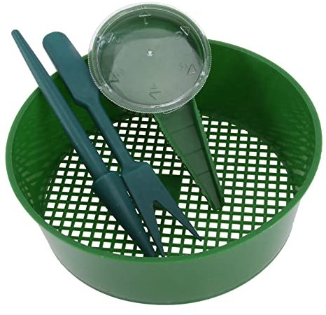 ibasenice Herramienta Sembradora Plantador De Plástico De Herramientas De Jardinería para Trasplantar Plántulas El Huerto Jardín