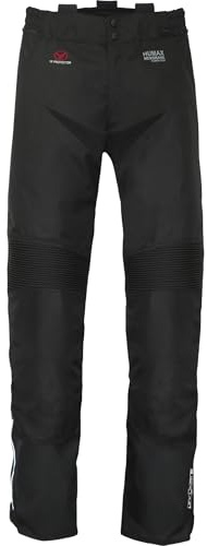 Büse Rider wasserdichte Motorrad Textilhose, schwarz, XL