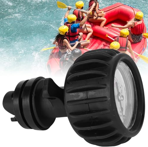 Majatou Manómetro de Presión de Aire, 30 PSI, Bote de Goma, Medidor de Presión de Aire, Medición, Barómetro Individual para Bote Inflable con Bomba Manual, Accesorios para Kayak