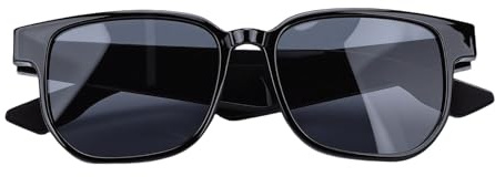 Fockety Lunettes Intelligentes Bluetooth, Lunettes de Soleil Bluetooth, Intelligentes, de Soleil avec Double Haut-Parleur, Appels Musicaux pour Hommes et
