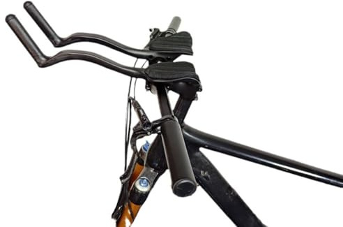 Moliuoly Carbon TT Lenker Aufsatz 31.8mm 40 Grad für Zeitfahren Triathlon Extender 360/380mm Leicht Stoßfest mit Schaumstoff Polster für Rennrad Langstrecke UD Matt Schwarz Paar