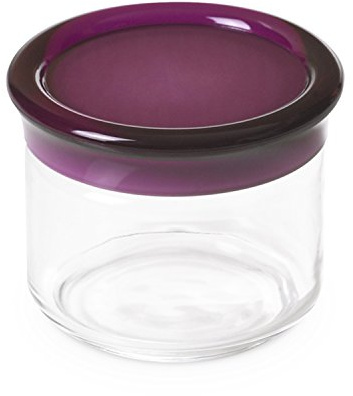 OMADA Barattolo in Plastica da 0,5L, Contenitore per Freschezza Alimenti | Ideale per Conservare Pasta, Biscotti, Sale, Caffè, Zucchero, 9x H12 cm, Collezione Trendy