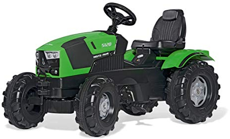 Rolly Toys rollyFarmtrac Deutz-Fahr 5120 (für Kinder im Alter von 3 – 8 Jahre, Sitz verstellbar, Flüsterlaufreifen) 601240, 106.0 x 60.0 x 53.0 cm