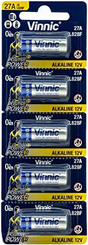 Vinnic Hochleistungs-Batterie, 27 A, 12 V, 2 Stück