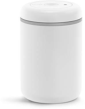 Fellow Atmos Vakuumbehälter für Kaffee und Lebensmittel 1.2 Liter matt weiß, Large (1.2 L)