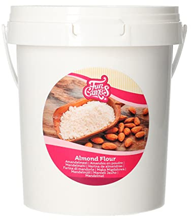 FunCakes Almond Flour Mandelmehl, 350 g | 100% gemahlene blanchierte Mandeln, perfekt für Mandelkuchen, Kekse und Macarons