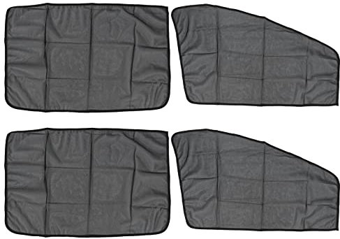 Parasol para Coche, 4 Piezas Parasol Magnético Protección UV Universal Cortina para Ventana Trasera Delantera Lateral del Coche Accesorio para Automoción