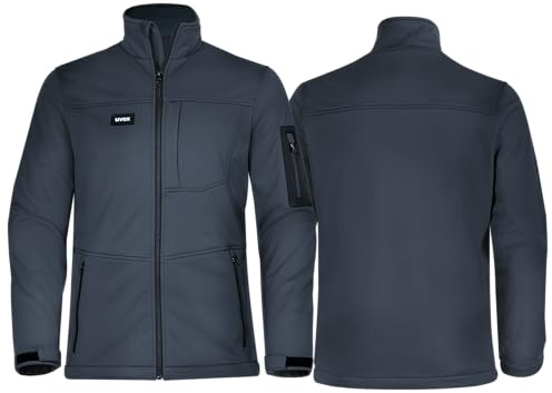 Uvex Echor Softshell-Arbeitsjacke für Herren - Outdoorjacke - Dunkelblau - Gr XXL