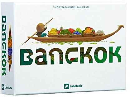 BANGKOK - Vem kommer att bygga den bästa flytande marknaden? - Familj och vänner brädspel - Strategi, Ledning och observation - 1 till 4 spelare - Från 9 år