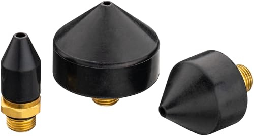 HAZET Konus-Satz 9040-42/3, 3-teilig, Antrieb 400140 Ausblaspistole | 84 g, 3-teilig, Antrieb 400140 Ausblaspistole,, 3 Konus Aufsätze ⌀ 13 , 25 , 35 mm, Adaptierbar für Ausblaspistole 9040-4