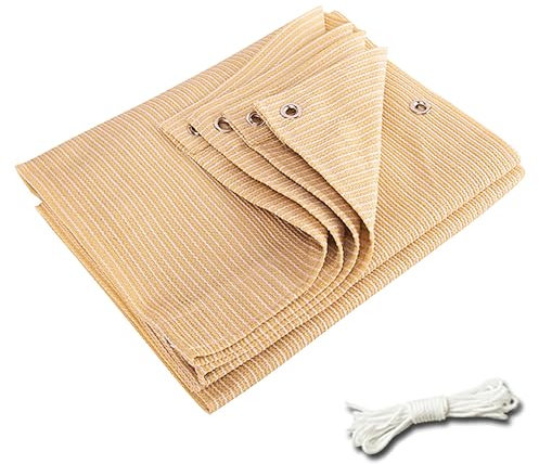 REBOTZ Sombrilla, Sombra, Sombrilla para Exteriores, Sombrilla Grande, Sombra Fría, Protección UV, Sombrilla, Pantalla, Toldo, 1/2/3/4/5/6M, Sombra para Balcón, Bloquea el 85% de los Rayos UV(3X4m)