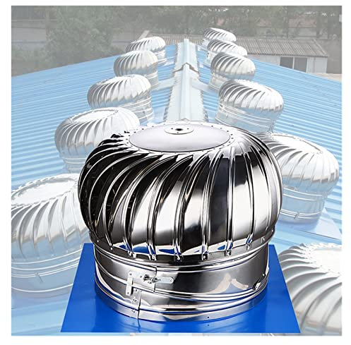 LANAZU Dachventilator, Turbinenentlüftung mit Lesefunktion, Dachbodenentlüftungsventilator für Farming Park, Garage (500mm/19.6 in)