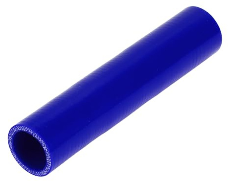 X AUTOHAUX 32mm/1.26 ID 200mm/7.87 Length Straight Coupler Silicone Hose | 1 Pcs, 0 Degree, Coolant Hose, Car, Universal, Blue, High Temp, Turbo Intercooler, Direct Fit