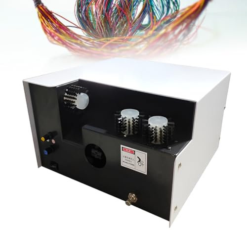 BOBVB Máquina Pelacables eléctrica, máquina de Juego de Herramientas de Cepillado de torsión automática Máquina de torsión de Alambre de Alta Velocidad, máquina de Cepillado y torsión de Trenza