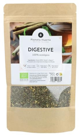 PLANETA HUERTO | Digestivo Orgánico ECO 70g – Infusión Ecológica de Hinojo, Menta y Regaliz