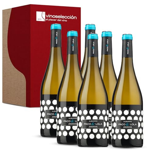 VINOSELECCION - Paco&Lola 2024 - Vino Blanco D.O. Rías Baixas 100% Albariño 6 Botellas x 75 cl