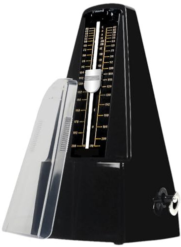 Misaakoeq Metronom für Klavier,Mechanisches Metronom, Hochpräzises Klaviermetronom in Turmform, Track Beat Loud Sound Solid Music Metronom-Tuner für Violine, Schlagzeug, Klavier, Gitarre