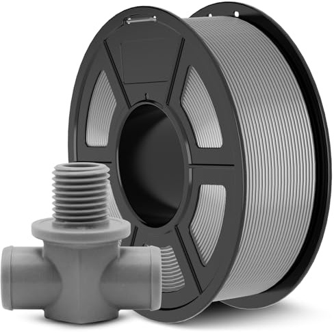 JAYO ABS-filament 1,75 mm (grå), 1 kg/spole, anti-vård/högslag/värmebeständig, mått +/-0,03 mm, filament för 3D-skrivare
