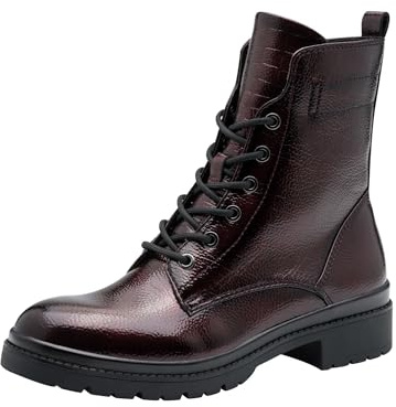 Tamaris dam spetsbåt platt 1–25236–43 stövletter, Merlot PATENT, 38 EU, Merlot patent, 38 EU