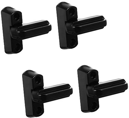 NUOBESTY 4piezas Bloqueador De Ventanas Tipo t De Aleación De Zinc De Cerraduras De Seguridad Adicionales Para Puertas y Ventanas Resistente y Fácil De Instalar Compatible Con Diversos Mate