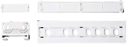 ZUADZAFC 1Set Integrated Fridge Door Plastic Mounting Bracket Fixing Slide Kit For Freezer Refrigerator Door Shelf Rail For Refrigerator
