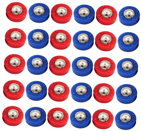 HONMEET 30 Piezas De Rodillos De Repuesto para Juegos De Curling Discos para Juegos De Tejo Discos para Curling De Tejo Accesorios De Repuesto
