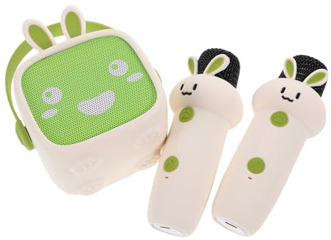 Mini Portable Karaoke Speaker Set with Microphone for Children | Wireless Connectivity, Metal Build, Compact Size, High Fidelity Audio, Suited to Kids Parties and Classroom Activities
