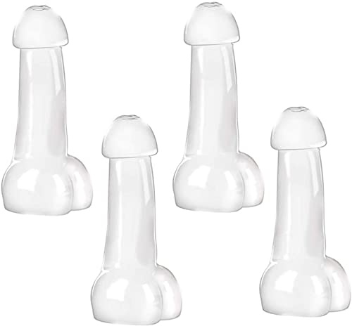 Tasse Wein Henne Party geformte Nachtglas Allgemeine Getränke Cocktail Ware Bar Home Glas Flasche Kaffeetassen 12 Oz (B, One Size)