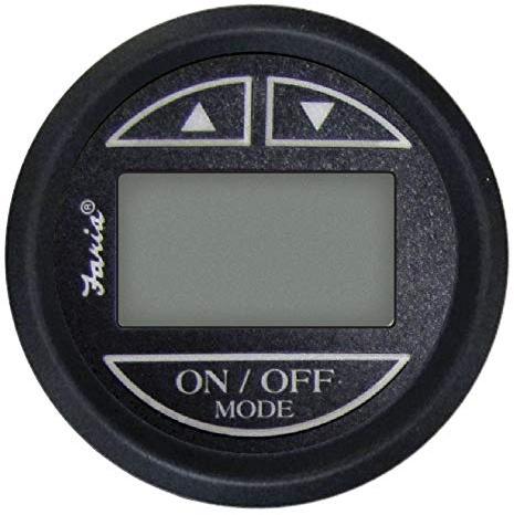 FARIA BEEDE 12850 Euro Depth Sounder (Transom Mounted Transducer) SN2011-2, Black, 36
