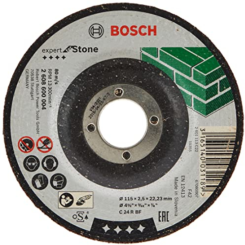 Bosch Accessories 2608600004 Disque à Tronçonner à moyeu déporté expert for stone C 24 R BF 115 mm 2,5 mm