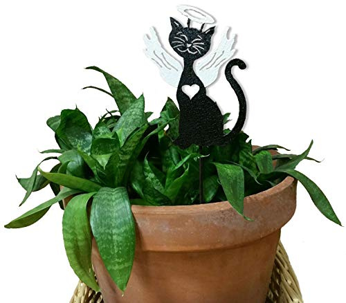 Cat Angel Plant Stake, Plant Marker, Cat Memorial