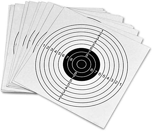 FFT 50 CARD TARGETS 14cm 200gsm AIR GUN RIFLE PISTOL SHOOTING PRACTICE