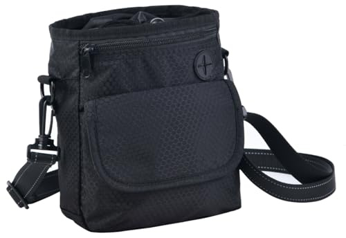 HANWELL Dog Walking Bag with Dual Compartment & Removable Inner Pocket