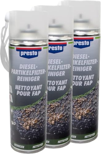 DPF-Reiniger Dieselpartikelfilter Reiniger Spray Presto 416613 3 X 400 ml