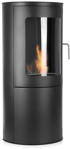 Moritz Ethanol Kamin Kaminofen I 96 x 44 x 30 cm Wandkamin I 1,5 Liter Brenner I Bioethanol Kamin I Bio Ethanol Kaminofen Indoor Outdoor I Innen Außen I Bioethanol Brenner I Brennertopf