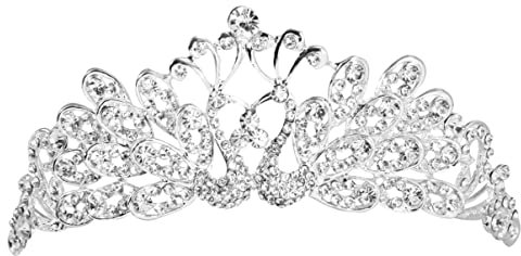 FOMIYES Braut Mit Pfauendesign Und Kristall-rhinestones Elegantes Haarschmuck Für Hochzeiten Partys Und Besondere Anlässe Mit Ergonomischem Seitenkamm Für Sicheren Halt Und Funkelndem
