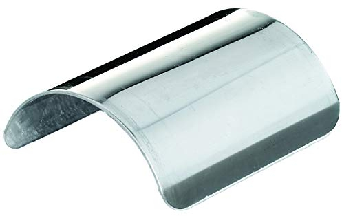 Alberts 205638 Pfostenkappe für abgerundete Holzpfosten | Edelstahl | 90 x 90 mm (Packung mit 2)