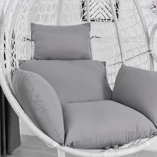 Cojín Colgante Para Silla De Huevo Con Almohada, Cojín De Repuesto Para Cesta Colgante, Cojín Lavable Para Silla De Huevo, Cojín Para Columpio Con Relleno De Algodón Para Patio Al Aire Libre Interior(
