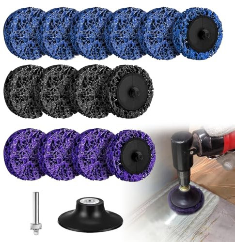 Reinigungsscheiben Set,CSD Scheibe Schleifscheibe,Grob Reinigungsscheiben,Bohrmaschine Schleifscheibe,Schleifscheiben Disques de Nettoyage Meuleuse CSD Disque