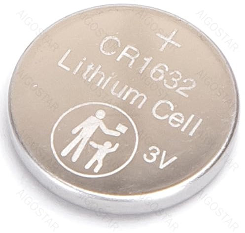 Pilas de botón de 3 V CR1632, Pack de 5 Unidades, Ideales para Dispositivos electrónicos y Relojes.